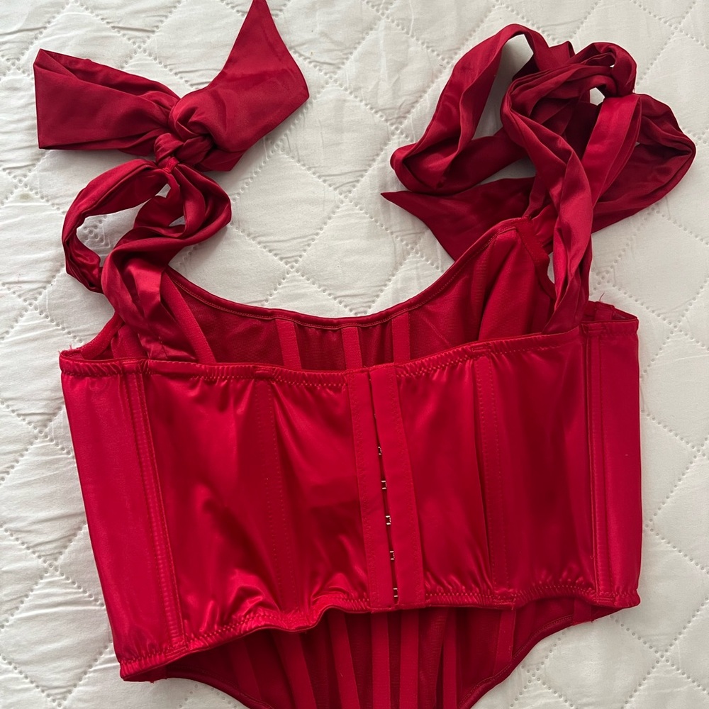 Victoria's Secret Vibrant Red Corset - Picture 2 of 5